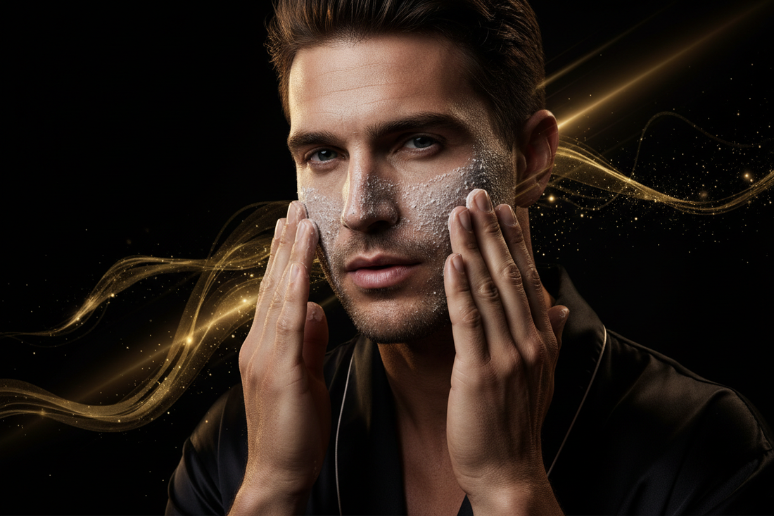 Exfoliación facial para hombres: el paso que casi nadie hace (y que cambia todo)